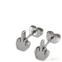 boucles d'oreille FUCK